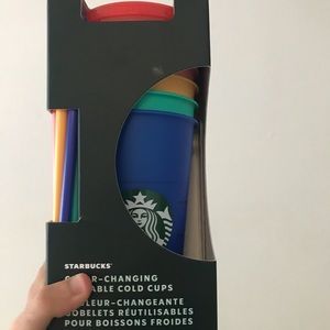 Starbucks color changing reusable cups